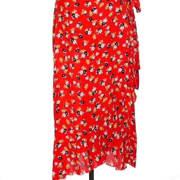 Faithfull the Brand Red Floral Skirt Set - Picture 2 of 7